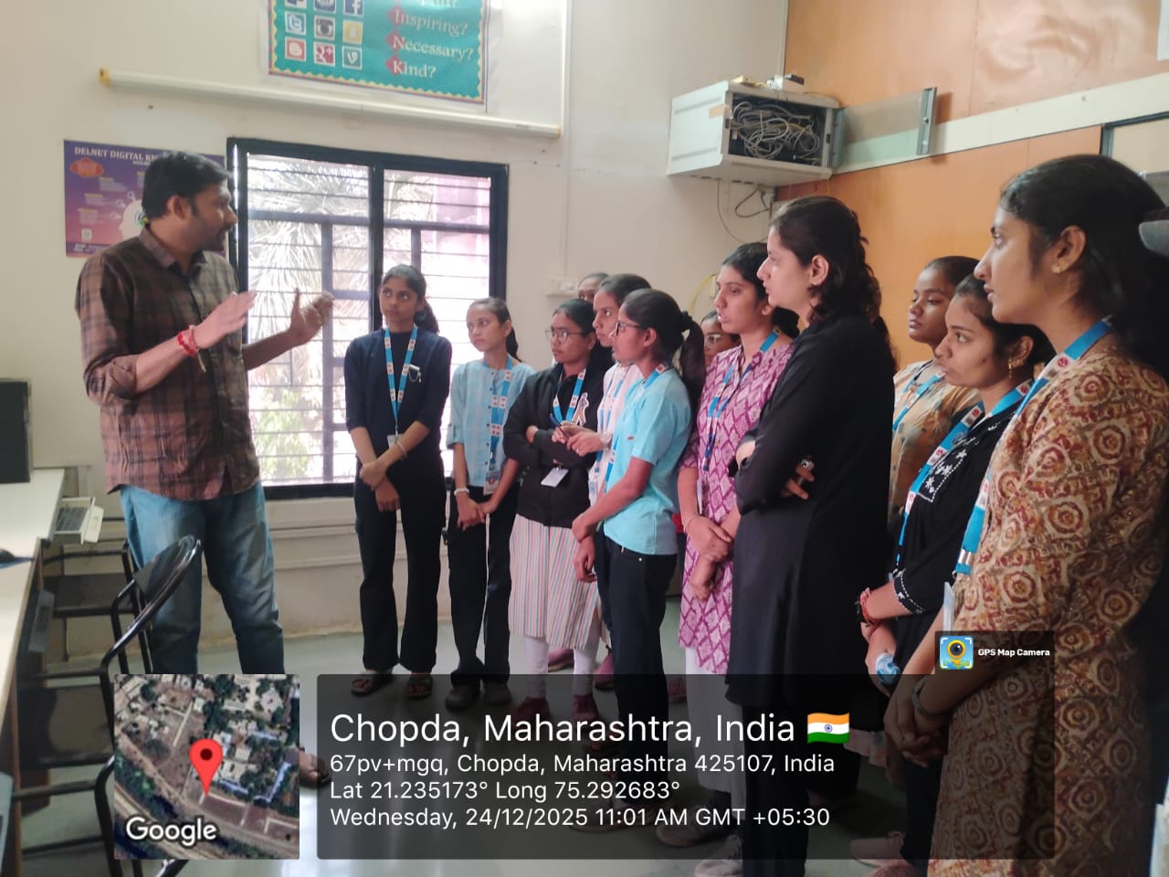 The Library Department of SMT. Sharadchandrika Suresh Patil College of Pharmacy, Chopda successfully organized a Library Orientation Program (Student Support / Library User Education) on 24 December 2