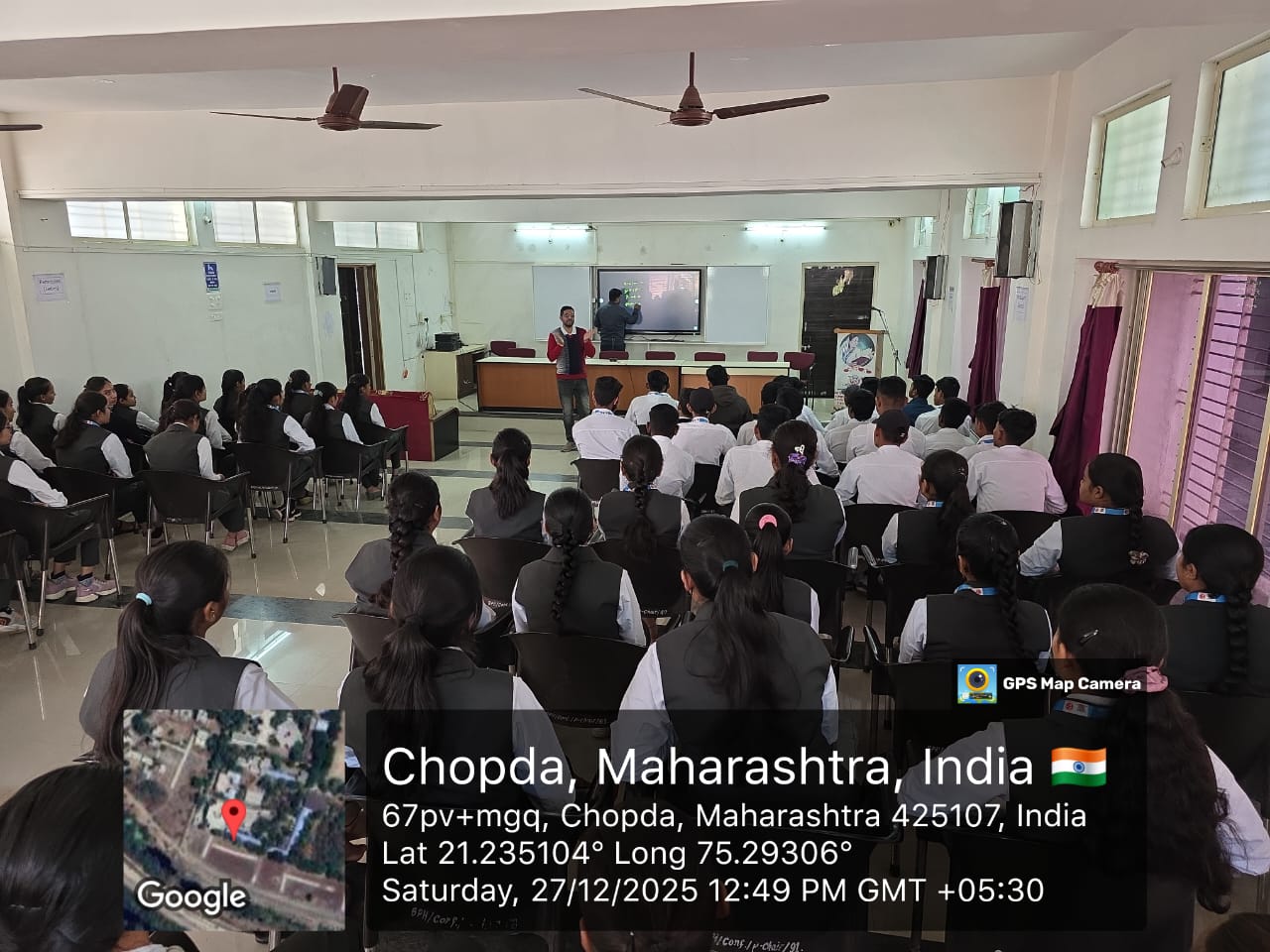 The One Day Seminar on “International Scope of Pharmacy: Career, Growth & Opportunities” was successfully conducted on 27/12/2025 at the Conference Hall, Smt. Sharadchandrika Suresh Patil College of P